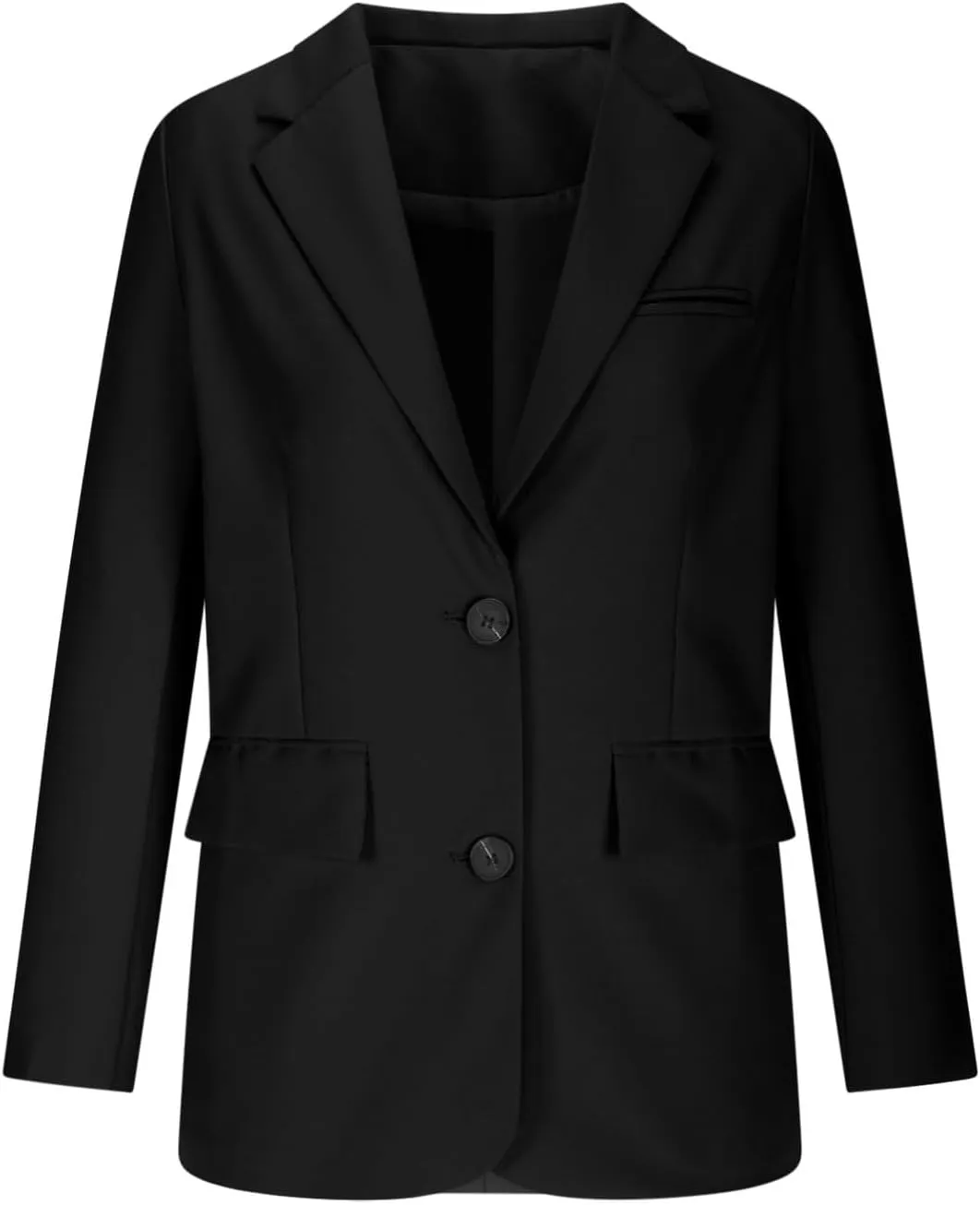 Firzero Womens Blazers for Work Casual 2024 Business Coats Dressy Loose Button Down Cardigan Work Suit Jacket