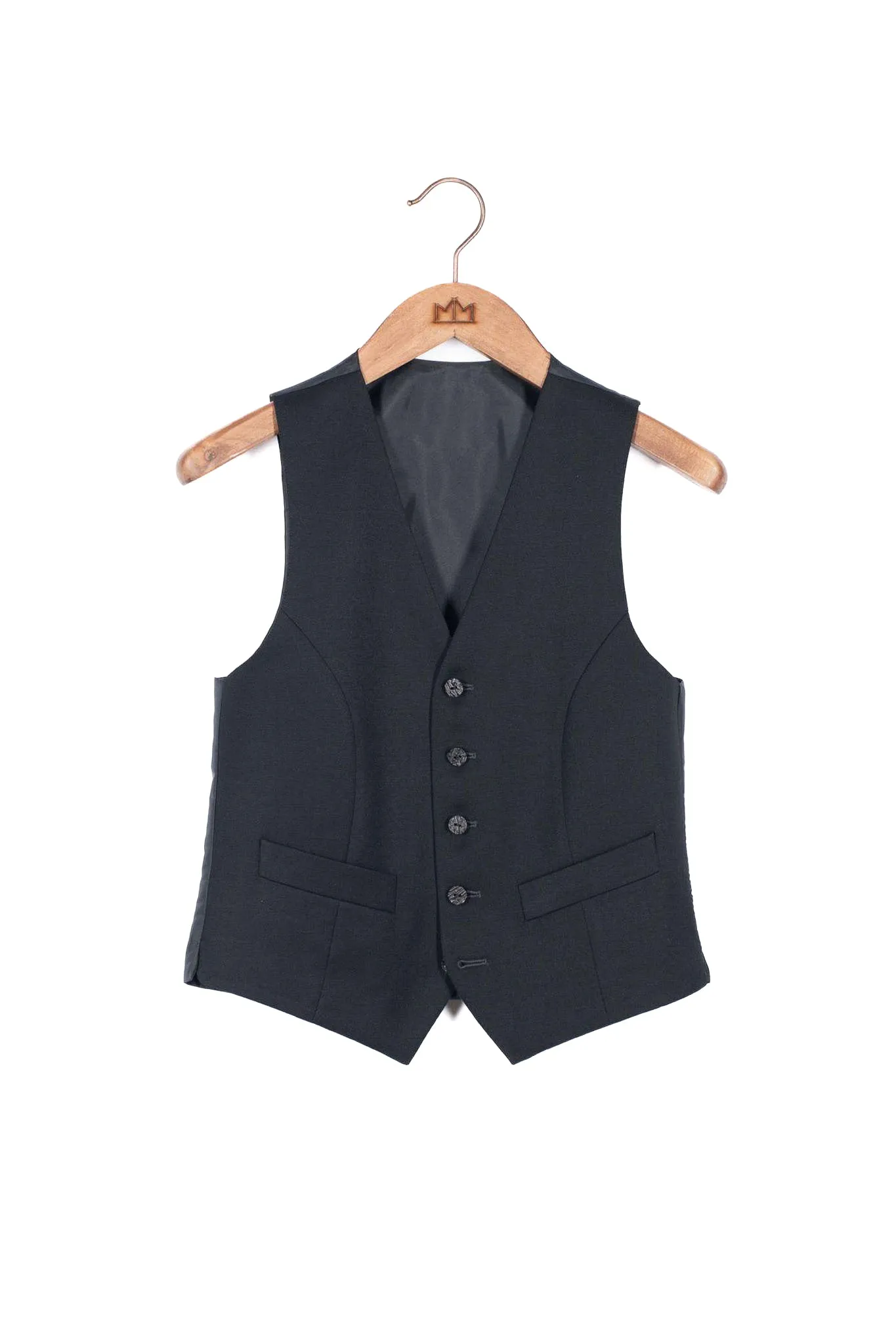 Glen Orchy Black Waistcoat (Ex-Hire)