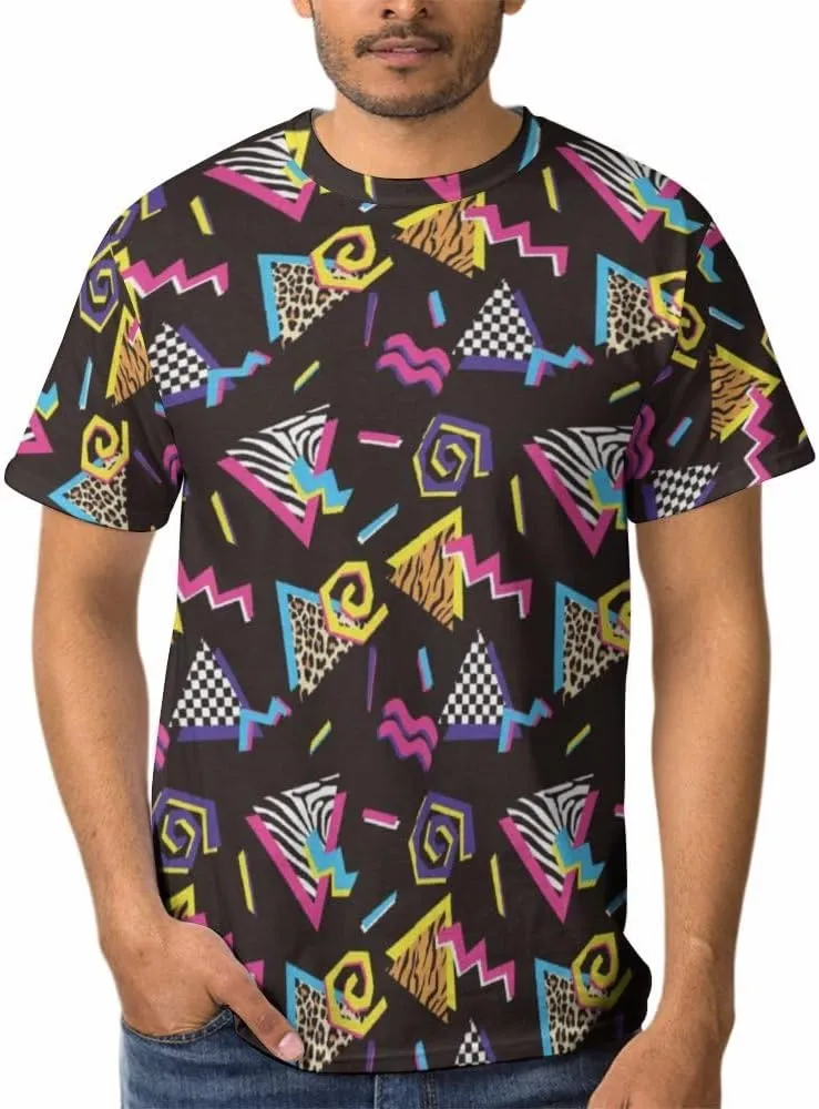Men's 80s 90s Shirts Retro Vintage Disco Outfit 80s 90s Party Costume