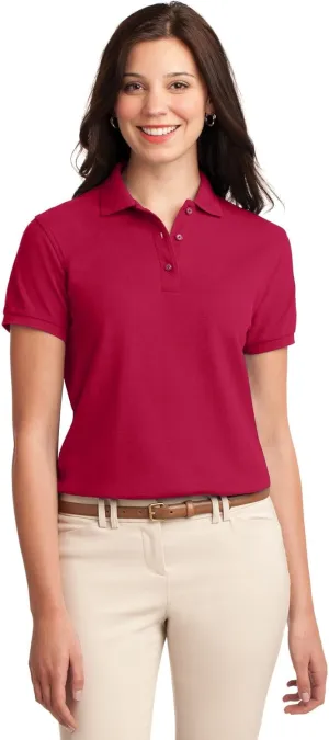 Port Authority Ladies Silk Touch Polo