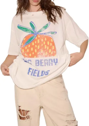 Womens Oversized Vintage Flower Graphic Tees Tops Y2k California Aesthetic Baggy T-Shirts Fruit Coastal Summer